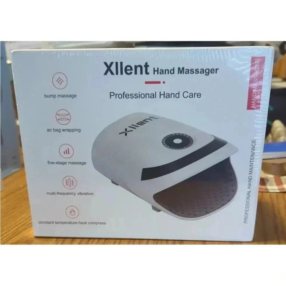 Xllent Hand Massager with Compression & Heating, New in Box - Picture 1 of 3